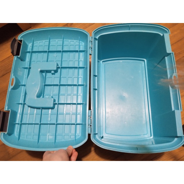 Boîte bleue+ brosse fouganza