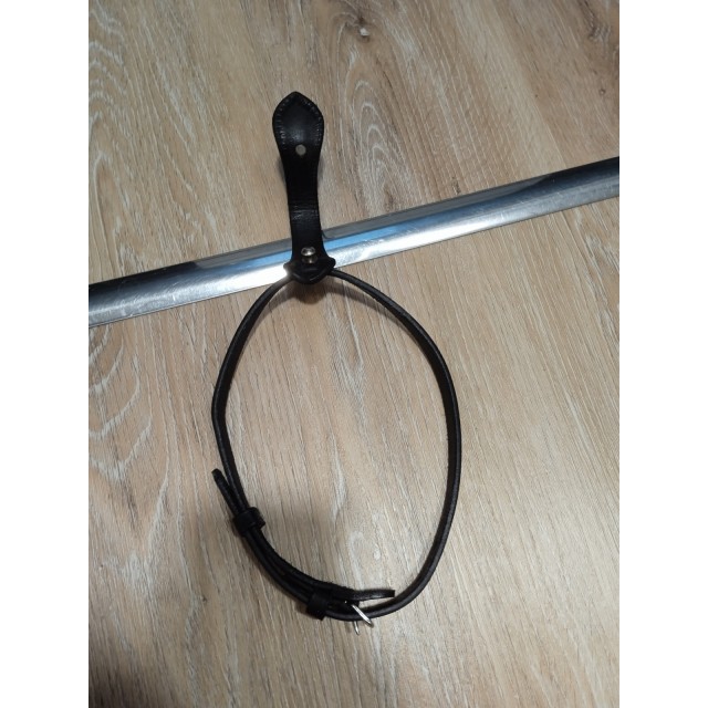 Filet noir+mors 115mm+ rênes noire cuir