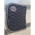 Tapis Pénélope classique noir et rose gold