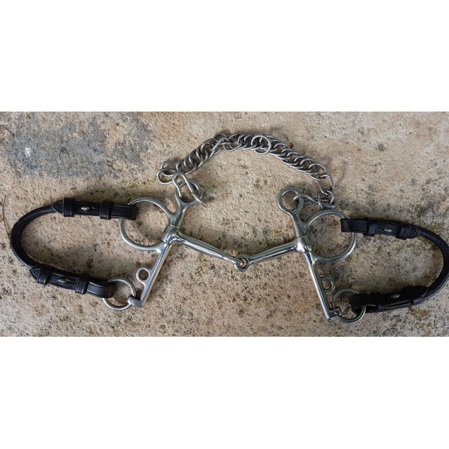 Mors pelham avec gourmette