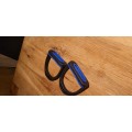 Étriers noir et bleu
