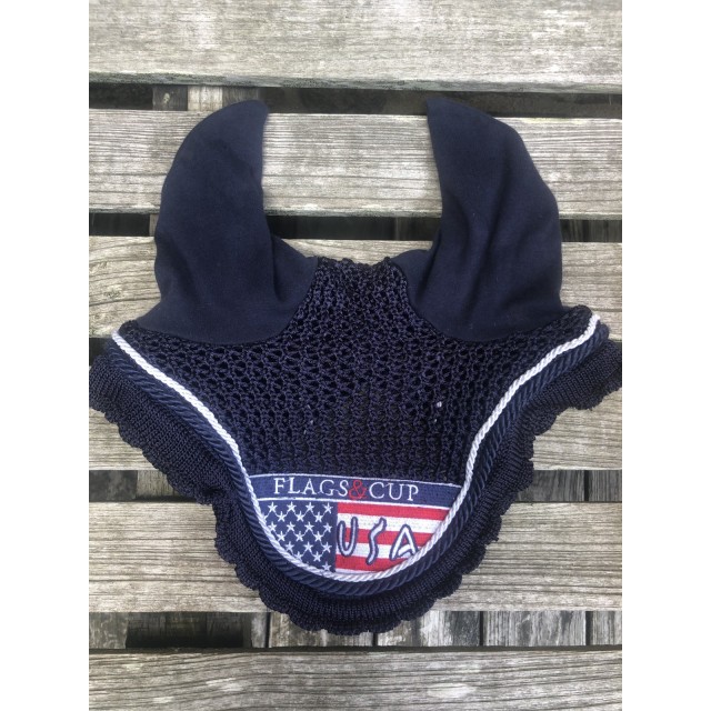 Bonnet bleu marine Flags&Cup drapeau USA