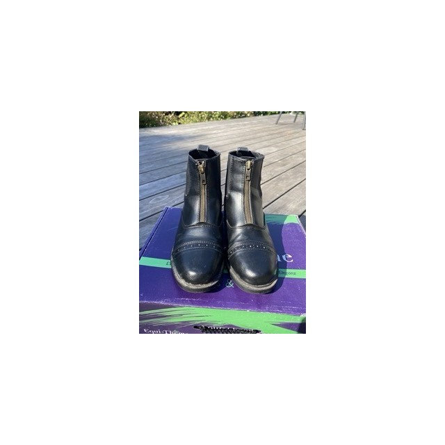 Boots Équithème synthétique avec zip taille 36