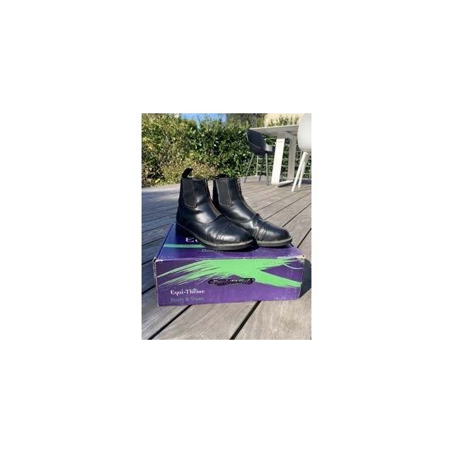 Boots Équithème synthétique avec zip taille 36