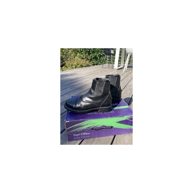 Boots Équithème synthétique avec zip taille 36