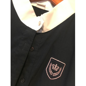 Polo de concours Fouganza bleu marine