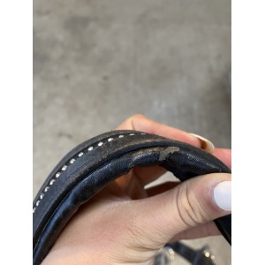 Licol en cuir cheval shop