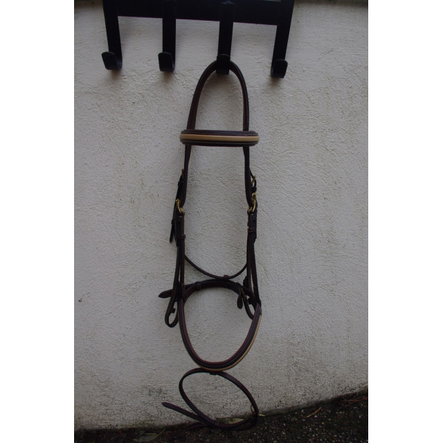 Bridon Dy'on Serpent + rênes Dy'on assorties