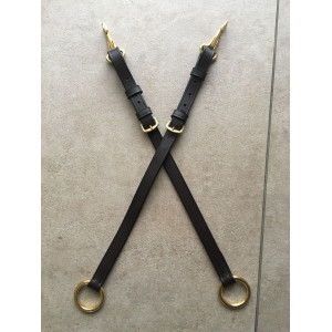 Colier de chasse elastique cuir TIMERIDER