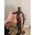 Bridon/filet muserolle combinée marron epona
