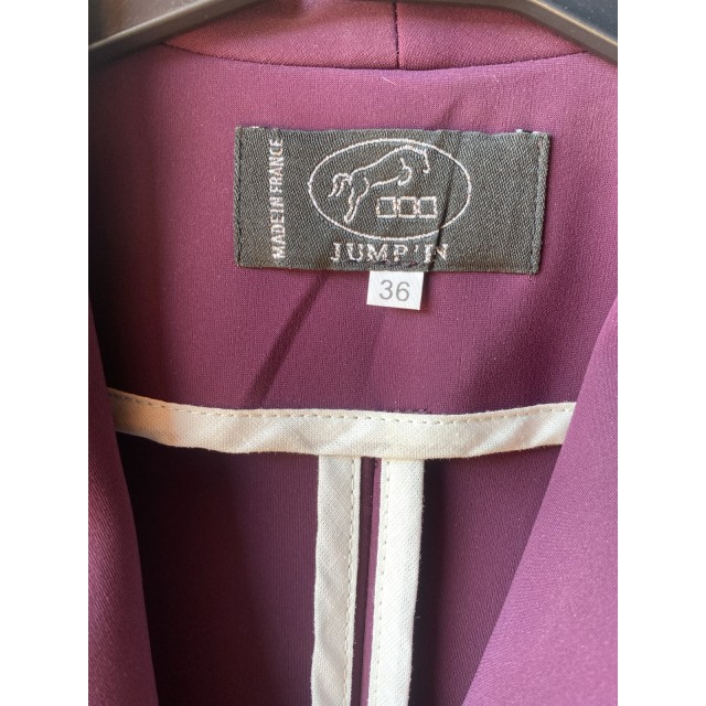 Veste de concours jumpin prune