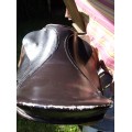 Selle cuir poney