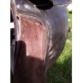 Selle cuir poney