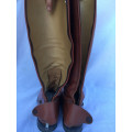 Bottes en cuir marron