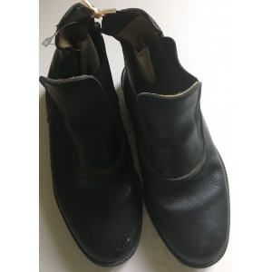 boots noir Fouganza