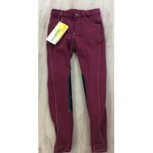 Pantalon HKM bordeaux Taille 10ans