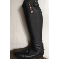 Bottes Cuir Noir grainée