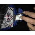 Gilet sans manches chaud marron / bleu