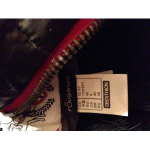 Gilet sans manches chaud noir / rouge