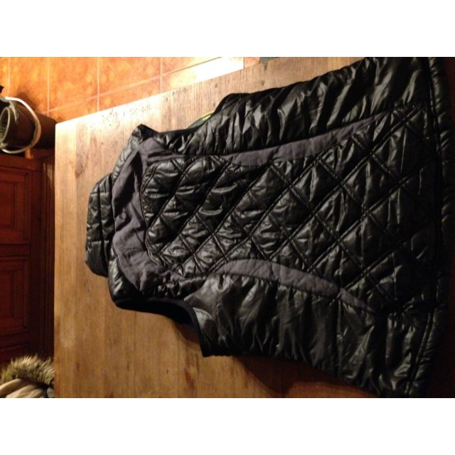 Gilet sans manches chaud noir / rouge