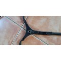 Collier de chasse noir Eric Navet taille cheval
