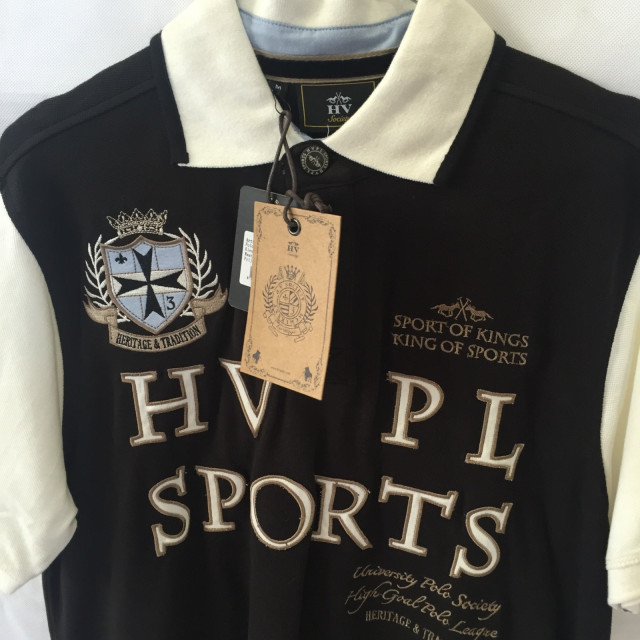 Polo noir Homme M HV Polo