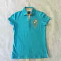 Polo Femme Turquoise HV Polo