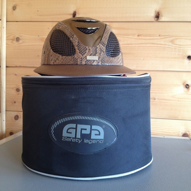 Casque MY8 en python marron taille 57