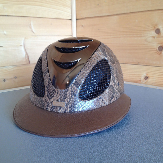 Casque MY8 en python marron taille 57