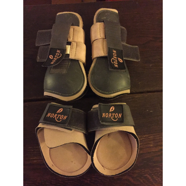 Lot guêtres  antérieurs et protèges boulets