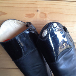 Bottes Parlanti taille 39 noir/vernis