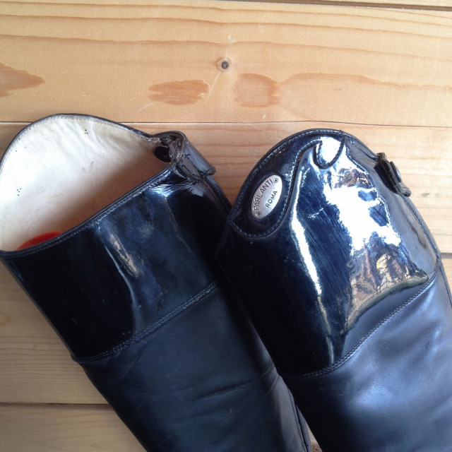 Bottes Parlanti taille 39 noir/vernis