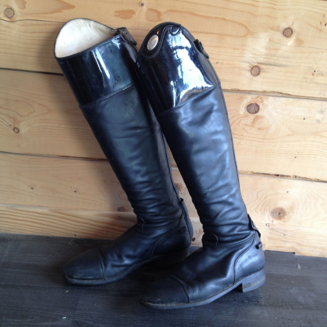 Bottes Parlanti taille 39 noir/vernis