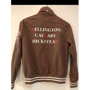 Blouson Coton Equi-theme marron