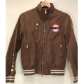 Blouson Coton Equi-theme marron