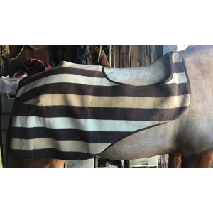 Couvre rein horseware rambo newmarket marron/beige taille S