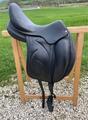 Selle dressage noire 17' Vincent Gaffet excellent état