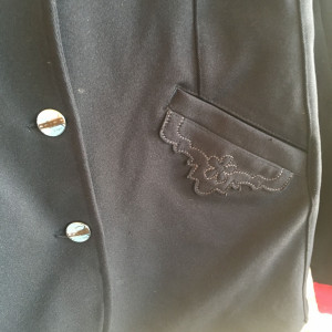 Veste Animo Noir col rose