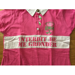 Polo rose, taille 14ans