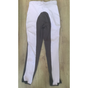 Pantalon bicolore rose marron