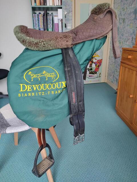 Selle DEVOUCOUX Biarritz 17.5 toute équipée