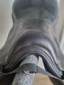 Selle mixte cuir grainé et lisse- Sellier français