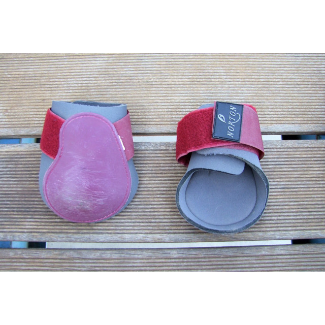 Guêtres et protège-boulets bordeaux (cheval)