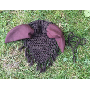 Bonnet anti-mouche marron