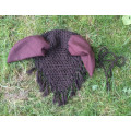 Bonnet anti-mouche marron
