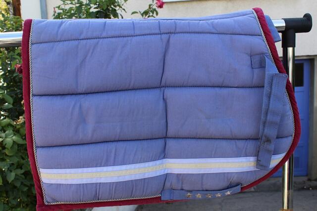 Ensemble tapis et guêtres poney
