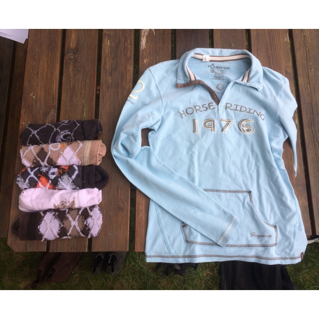 Lot t-shirt manches longues + 5 paires de chaussettes