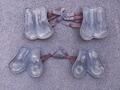 Ensemble guêtres et protège-boulets Jumptec marron taille S