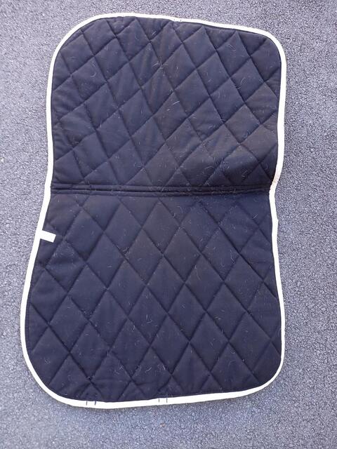 Tapis de selle Time Rider Sport marine et beige taille cheval