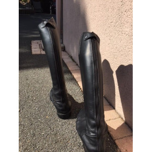 bottes en cuir fouganza